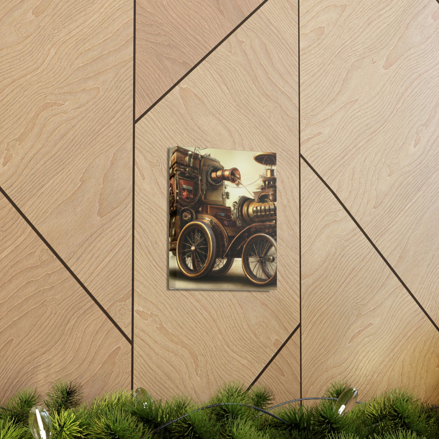 Steampunk Motor. - Canvas