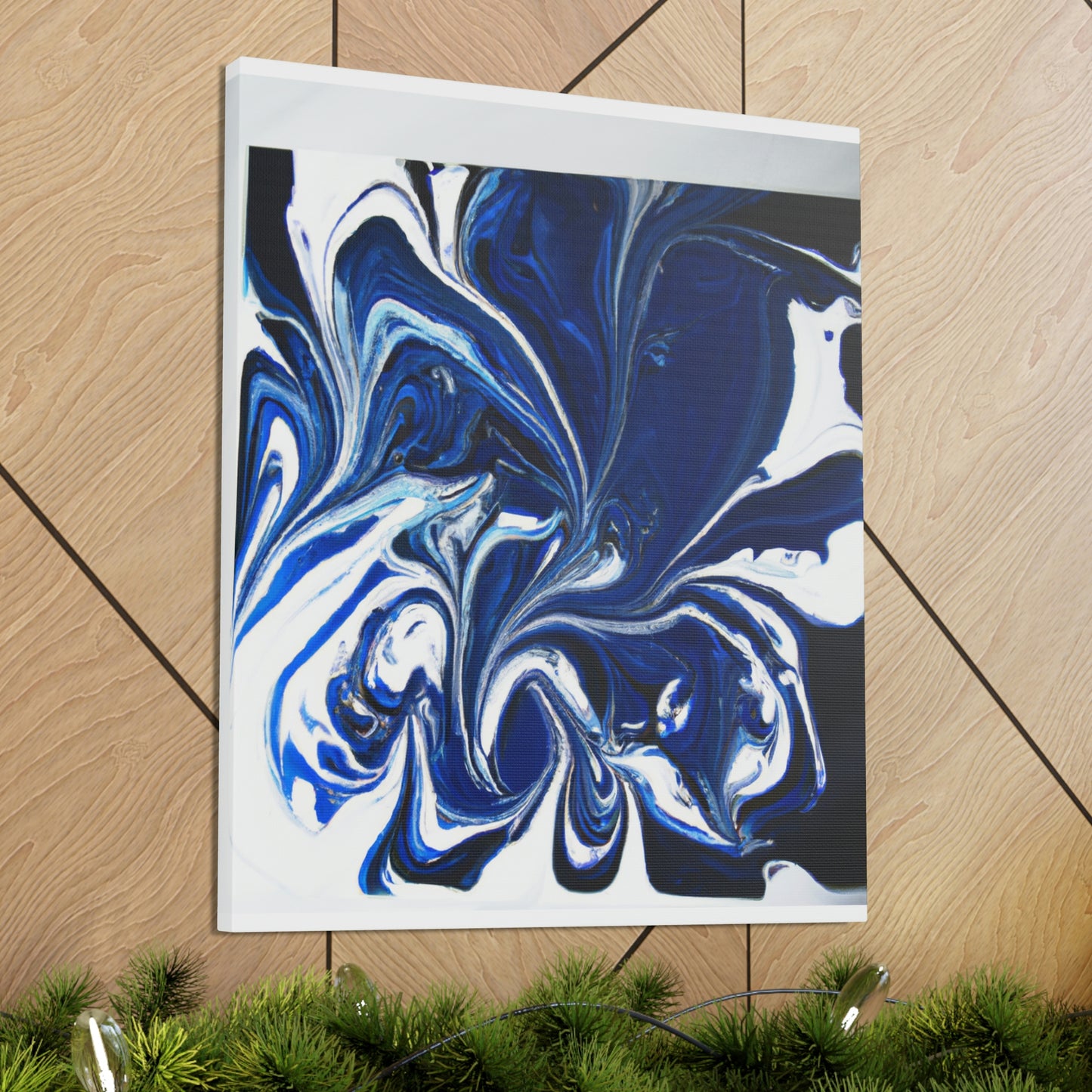 Blue Embrace. - Canvas