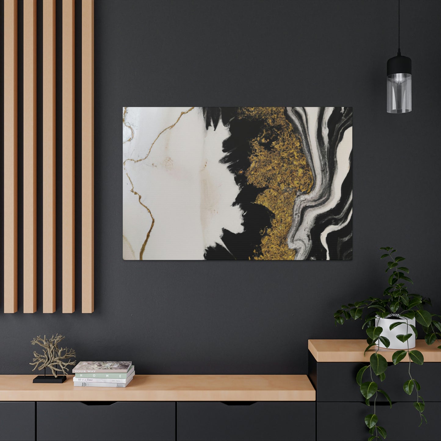 Golden Fusion Art - Canvas