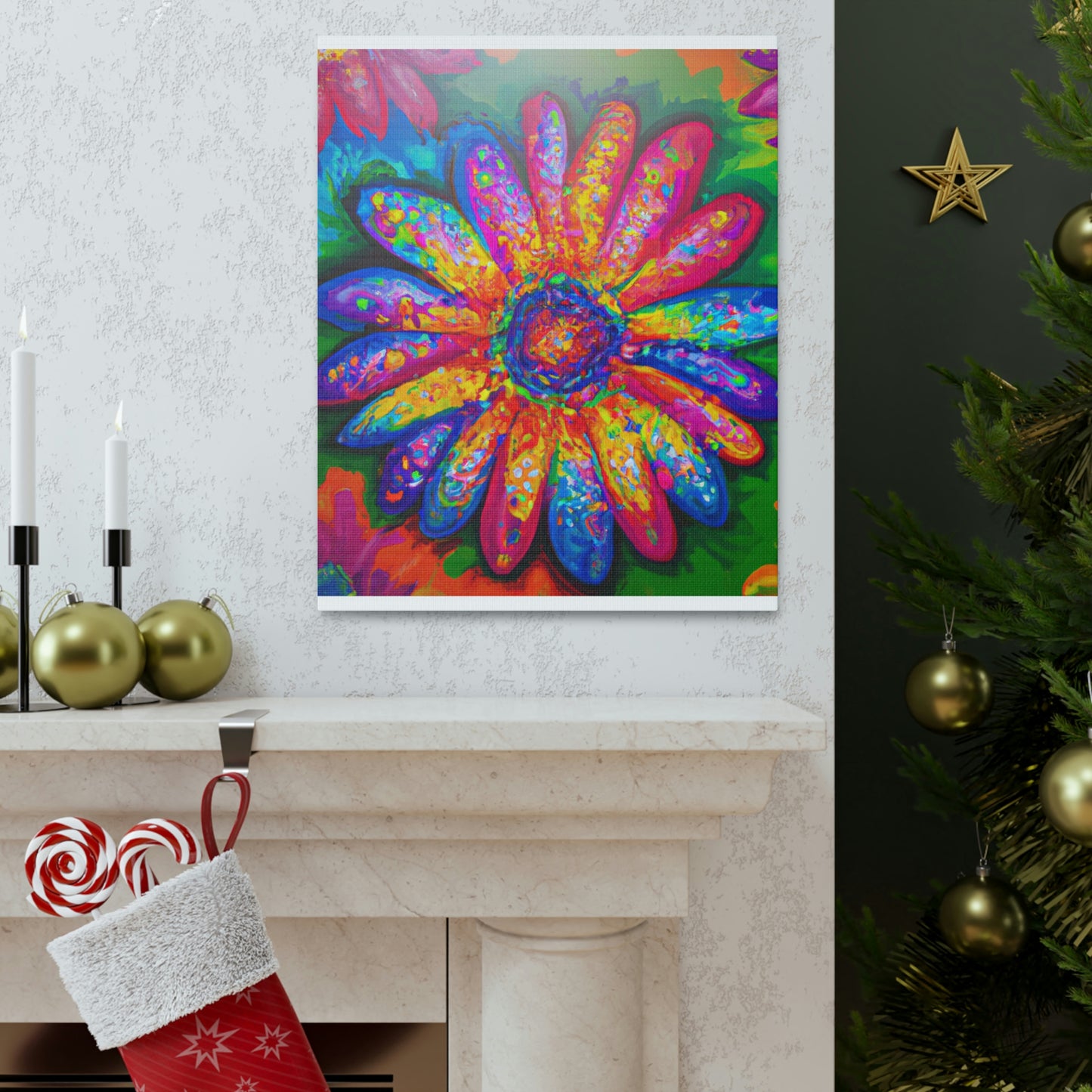 Vivid Blooms. - Canvas