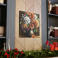 Floral Artistry Vase - Canvas
