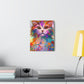 Floral Feline - Canvas