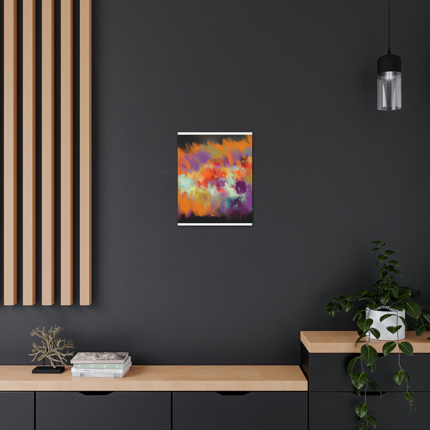 Coral Sparkle. - Canvas