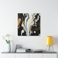 Gold Splash Galaxy. - Canvas