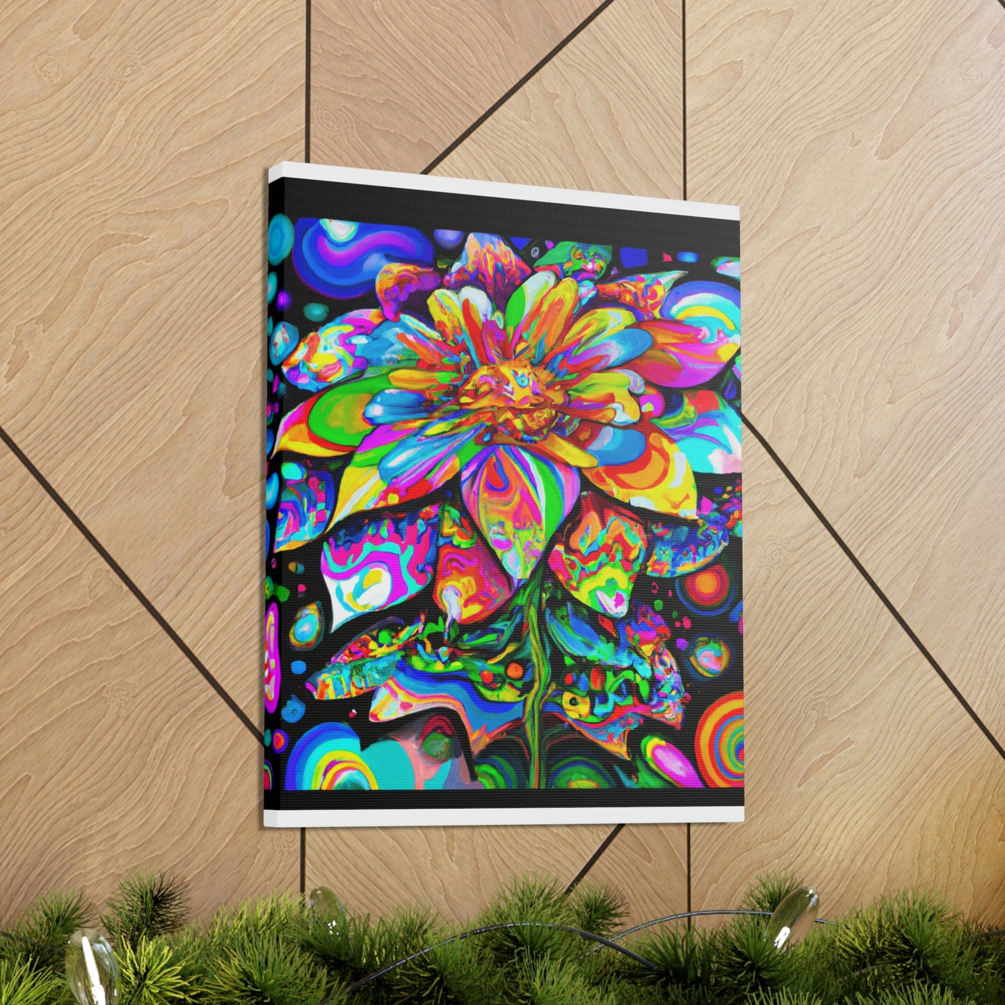 Colorful Joyful Bloom - Canvas