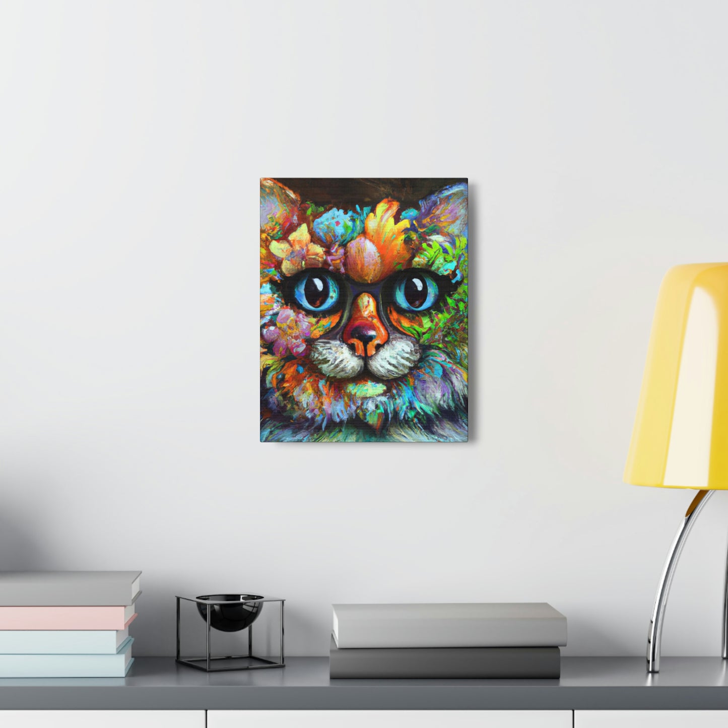 Blissful Cat - Canvas