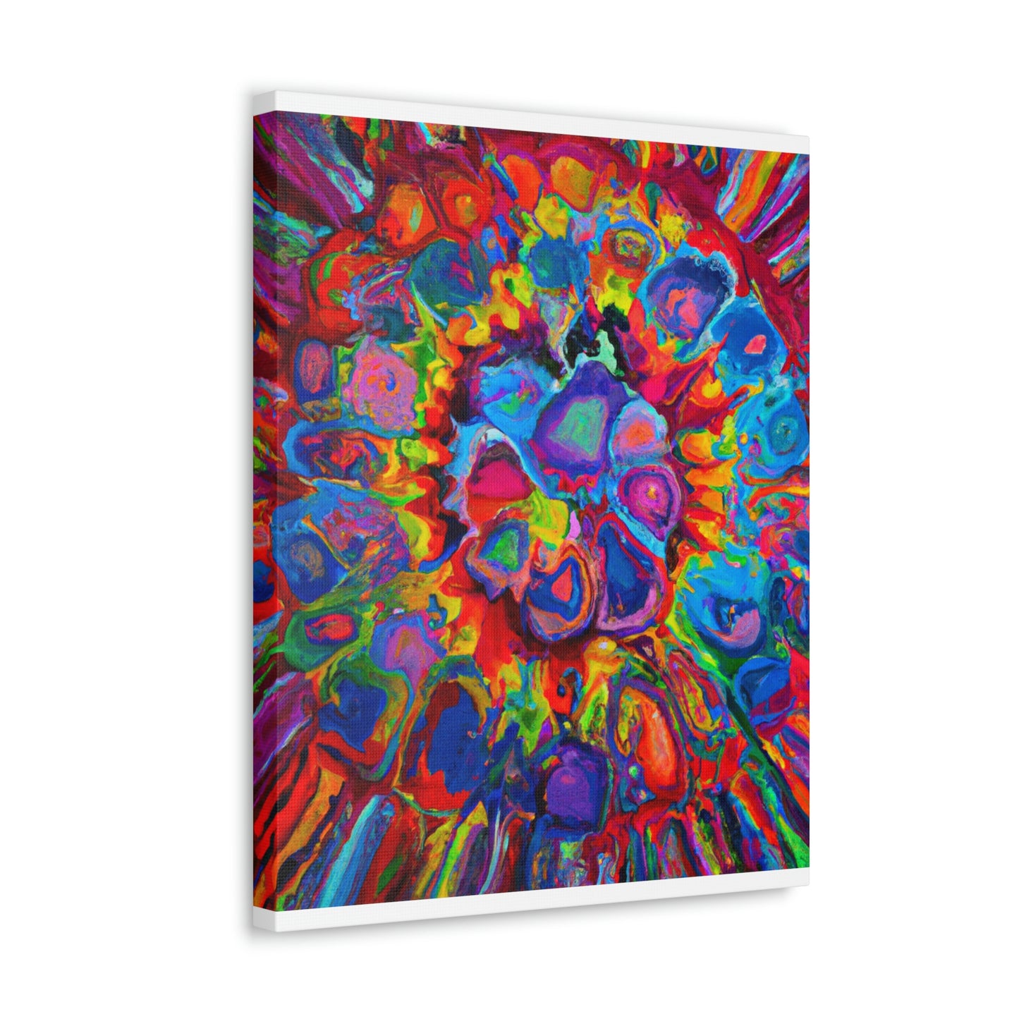 Trippy Floral. - Canvas