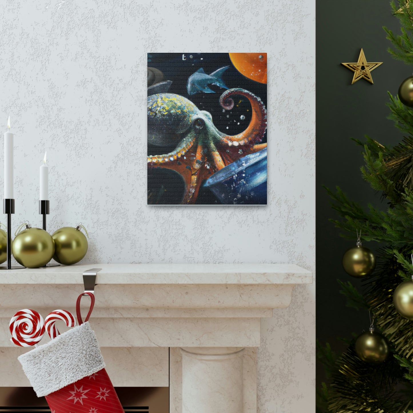 Oceanic Coral Scene - Canvas