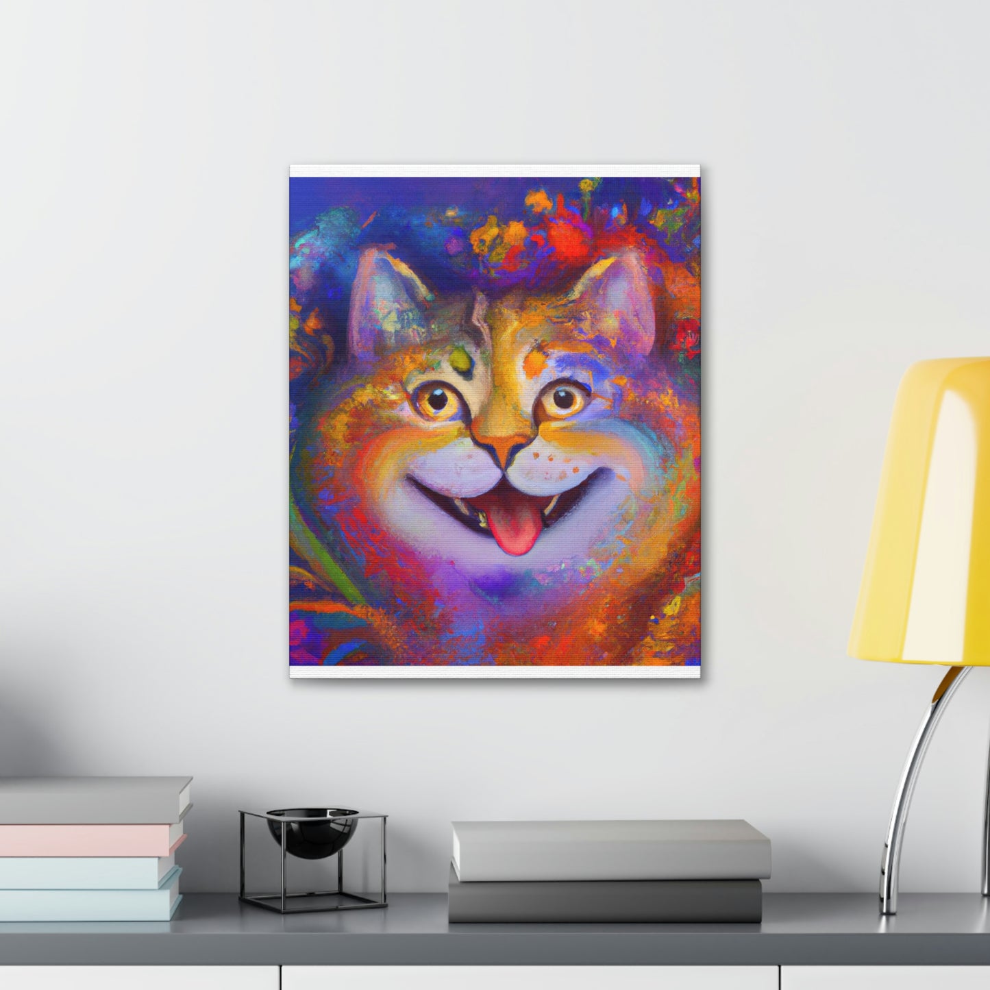 Vivid Feline. - Canvas
