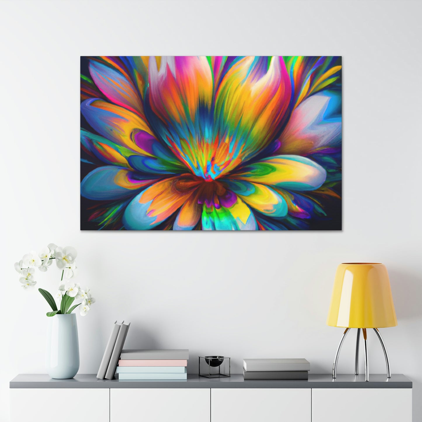 "Psychedelic Bloom" - Canvas