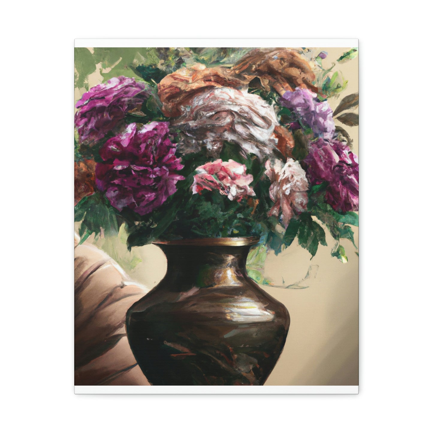 "Petal Palette Foliage". - Canvas