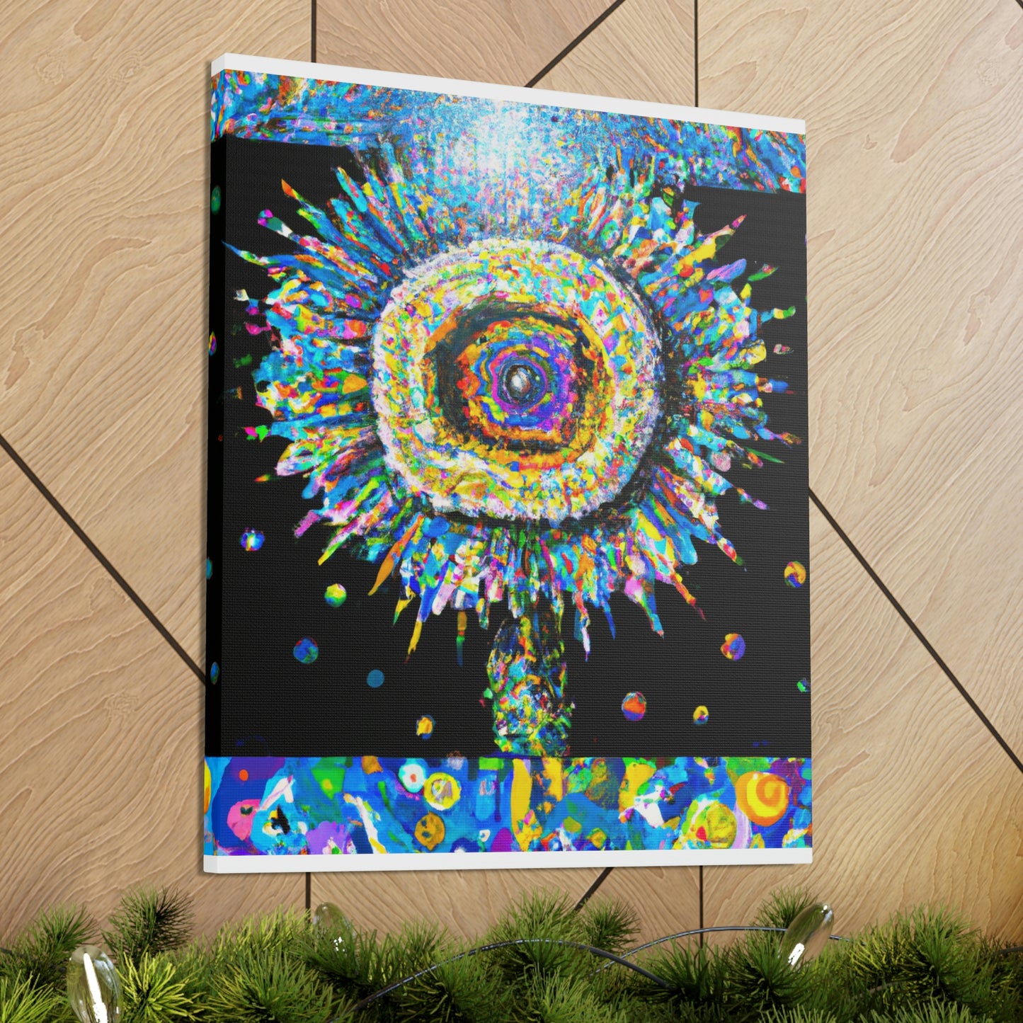 Tri-Bloom Blast - Canvas