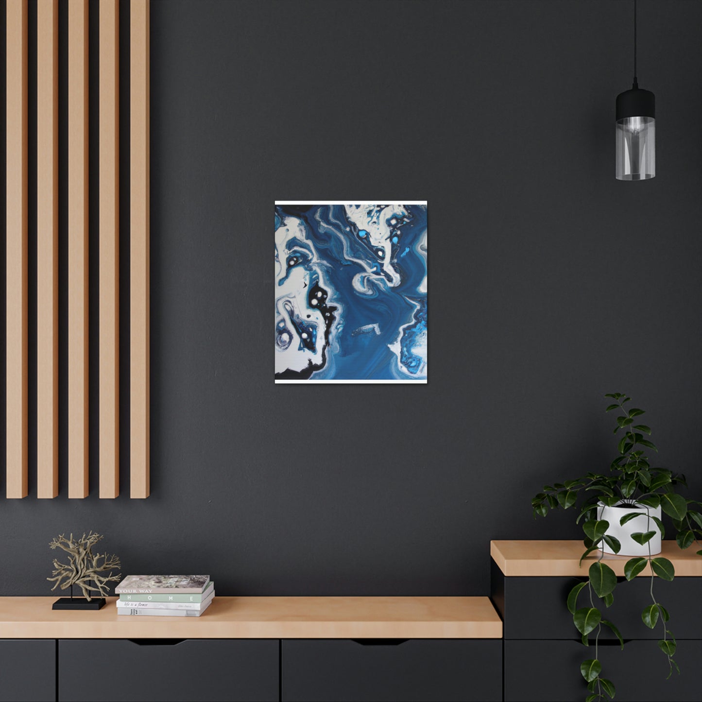 Twilight Swirls. - Canvas