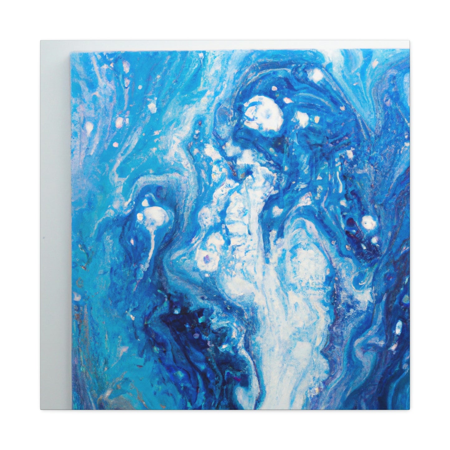 Cerulean Flow. - Canvas