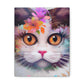 Floral Feline - Canvas