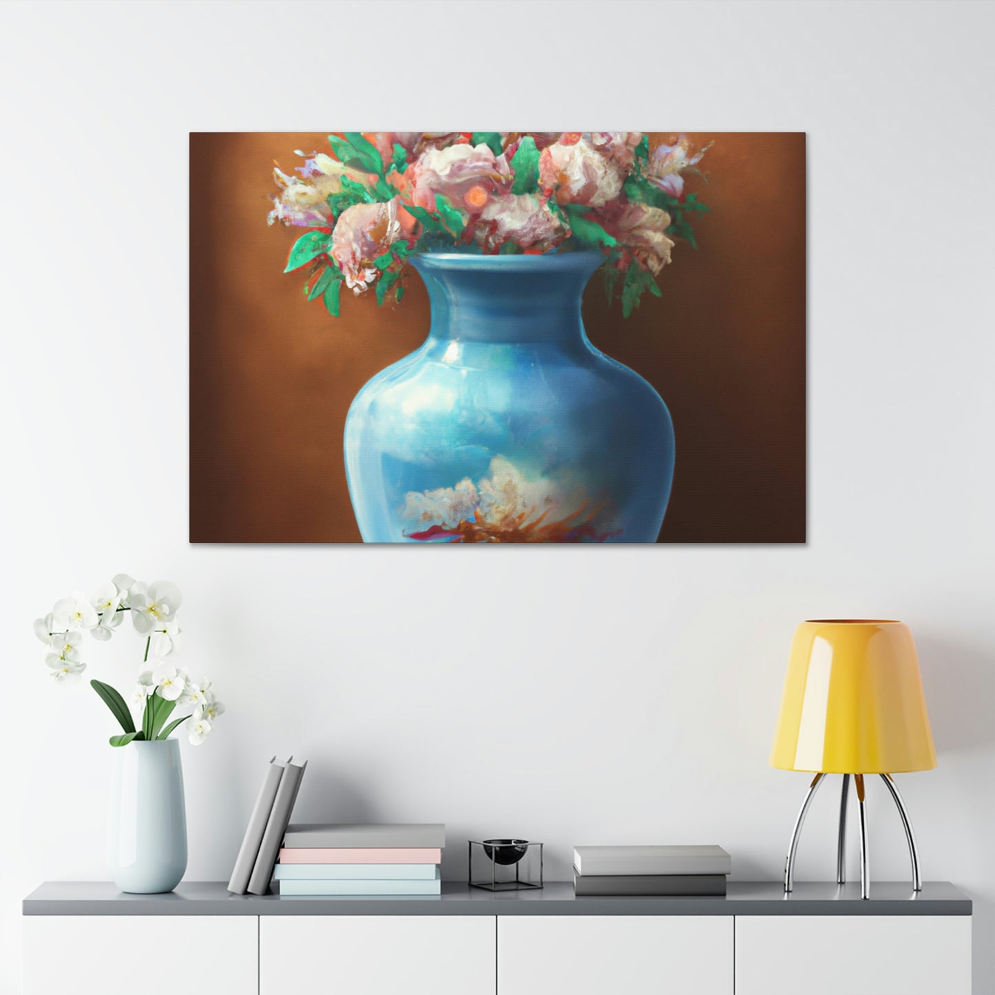 Floral Embellishment. - Canvas