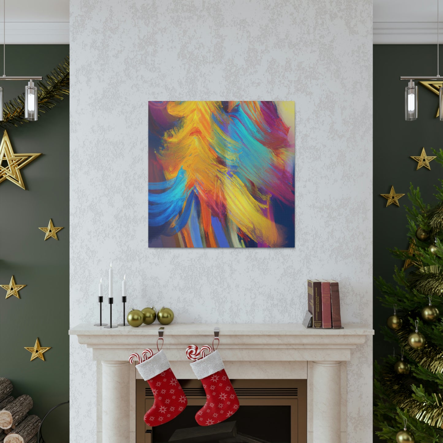 Colorful Brush Cords. - Canvas