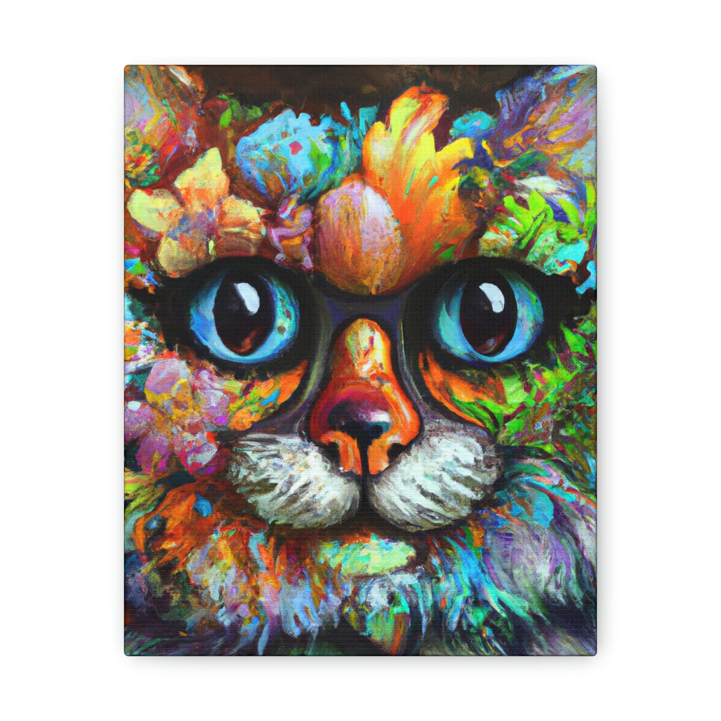 Blissful Cat - Canvas