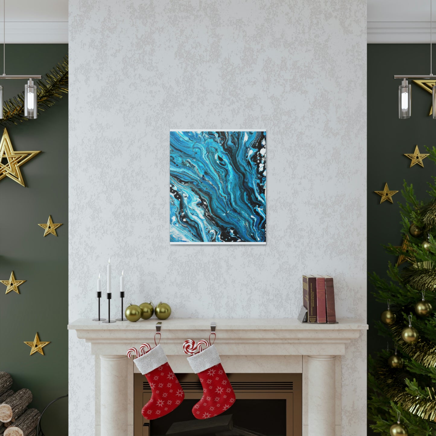 Celestial Cobalt - Canvas