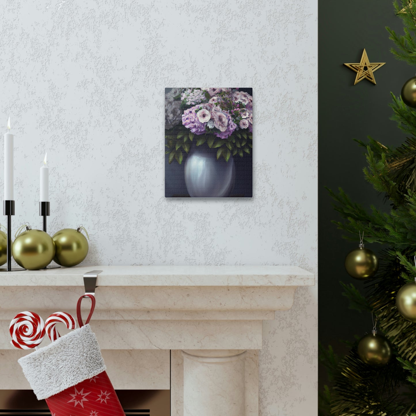 "Floral Perfection Detail" - Canvas