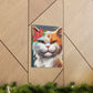 Feline Flora - Canvas