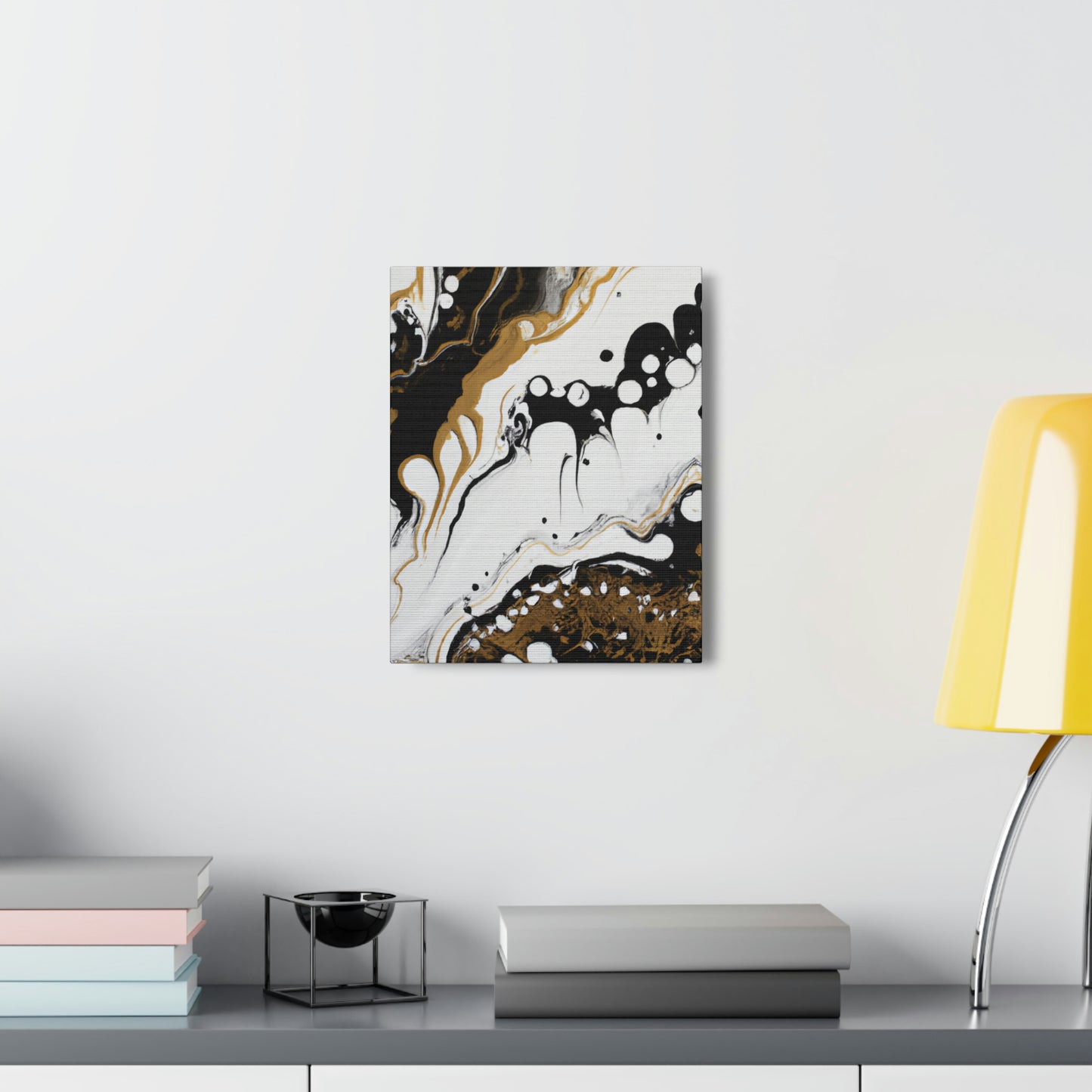 Mystic Gold Wave. - Canvas