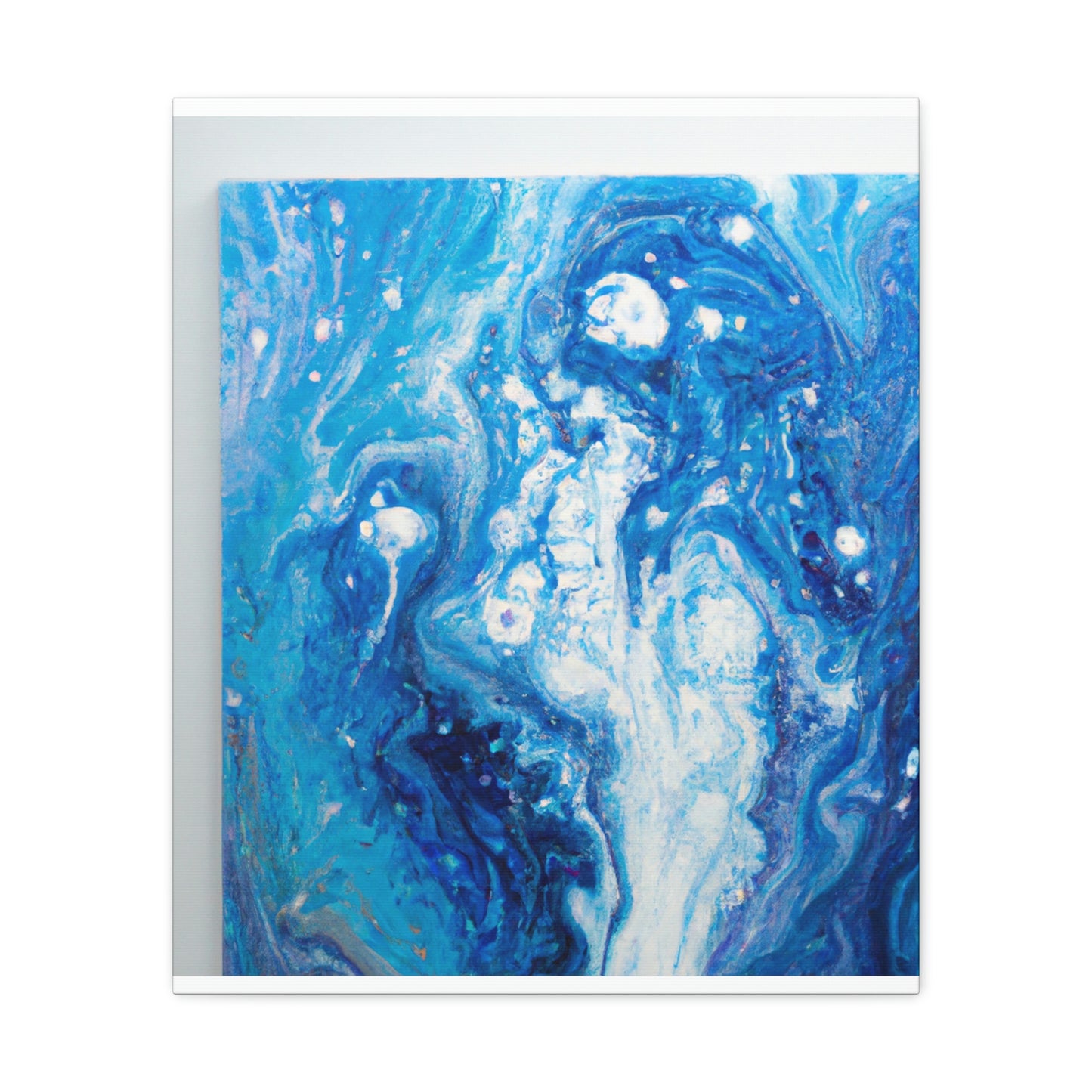 Cerulean Flow. - Canvas