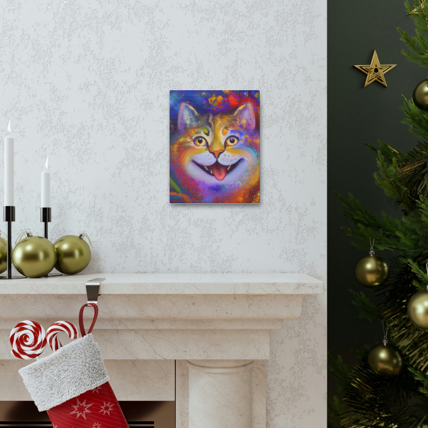 Vivid Feline. - Canvas