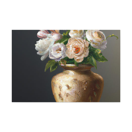 "Floral Delicacy" - Canvas