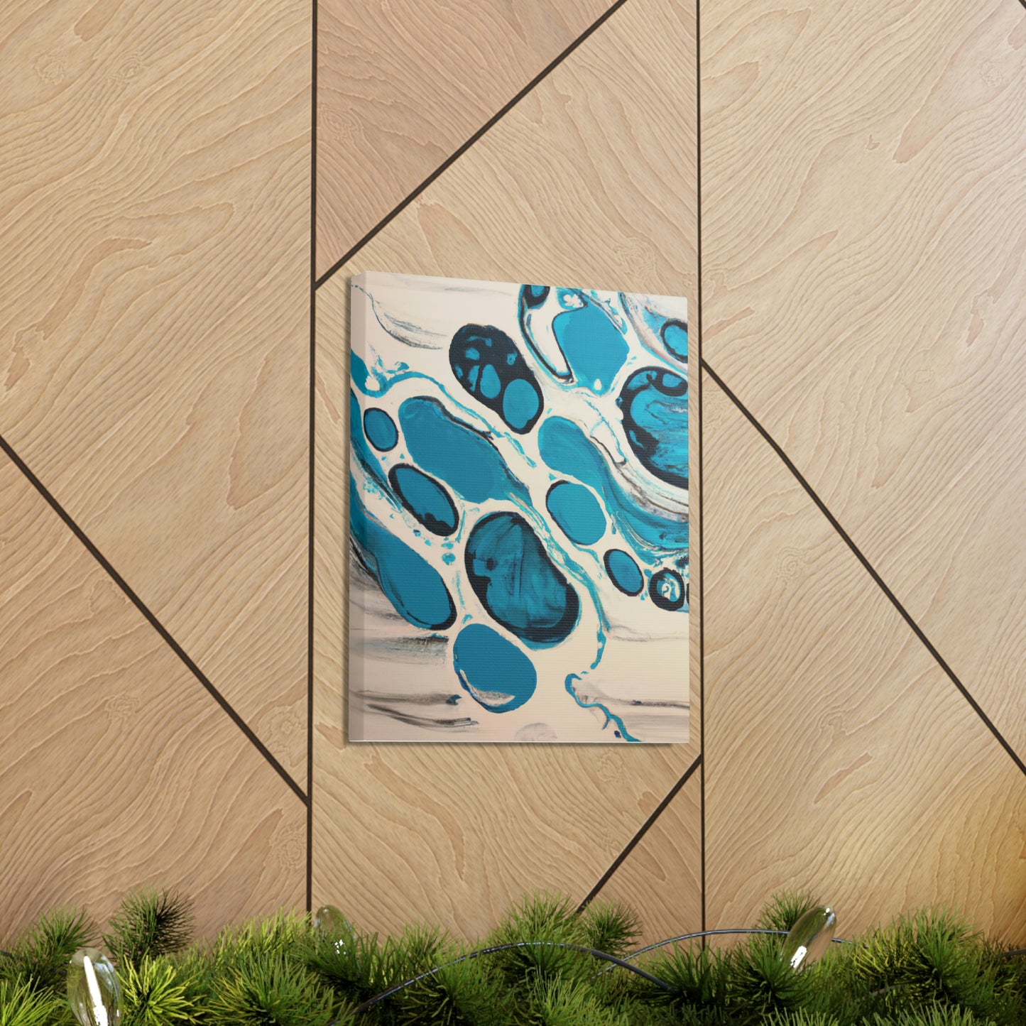 "Aqua Flow" - Canvas