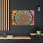 Psychedelic Bloom. - Canvas