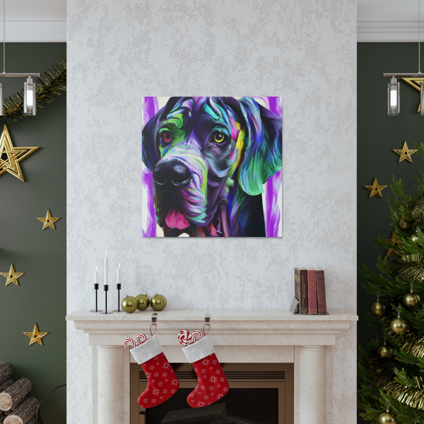 Vibrant Dane Dreams - Canvas