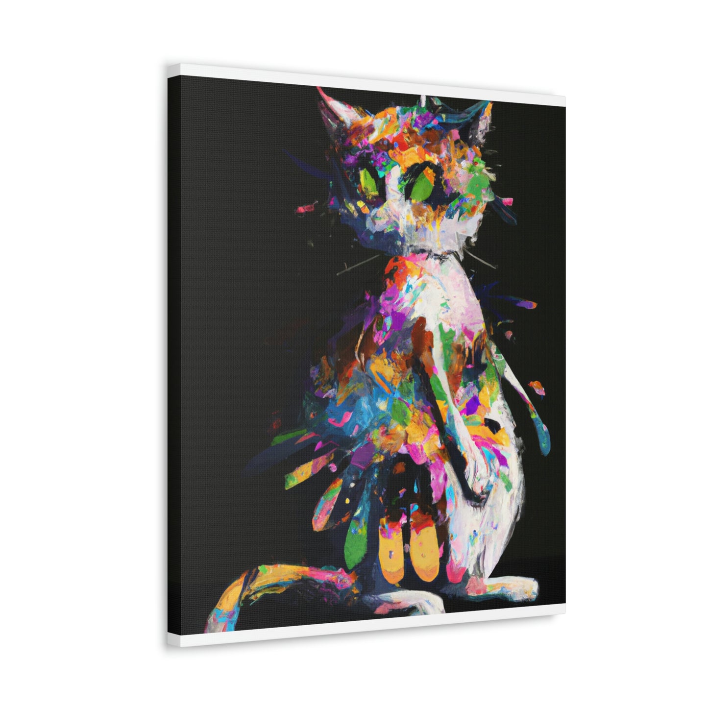 Flower Cat - Canvas