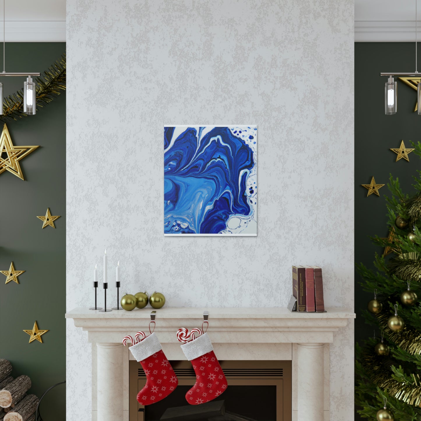 "Aqua Stream" - Canvas