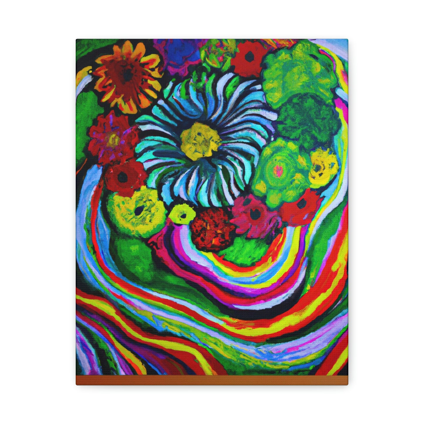Vivid Blooms. - Canvas