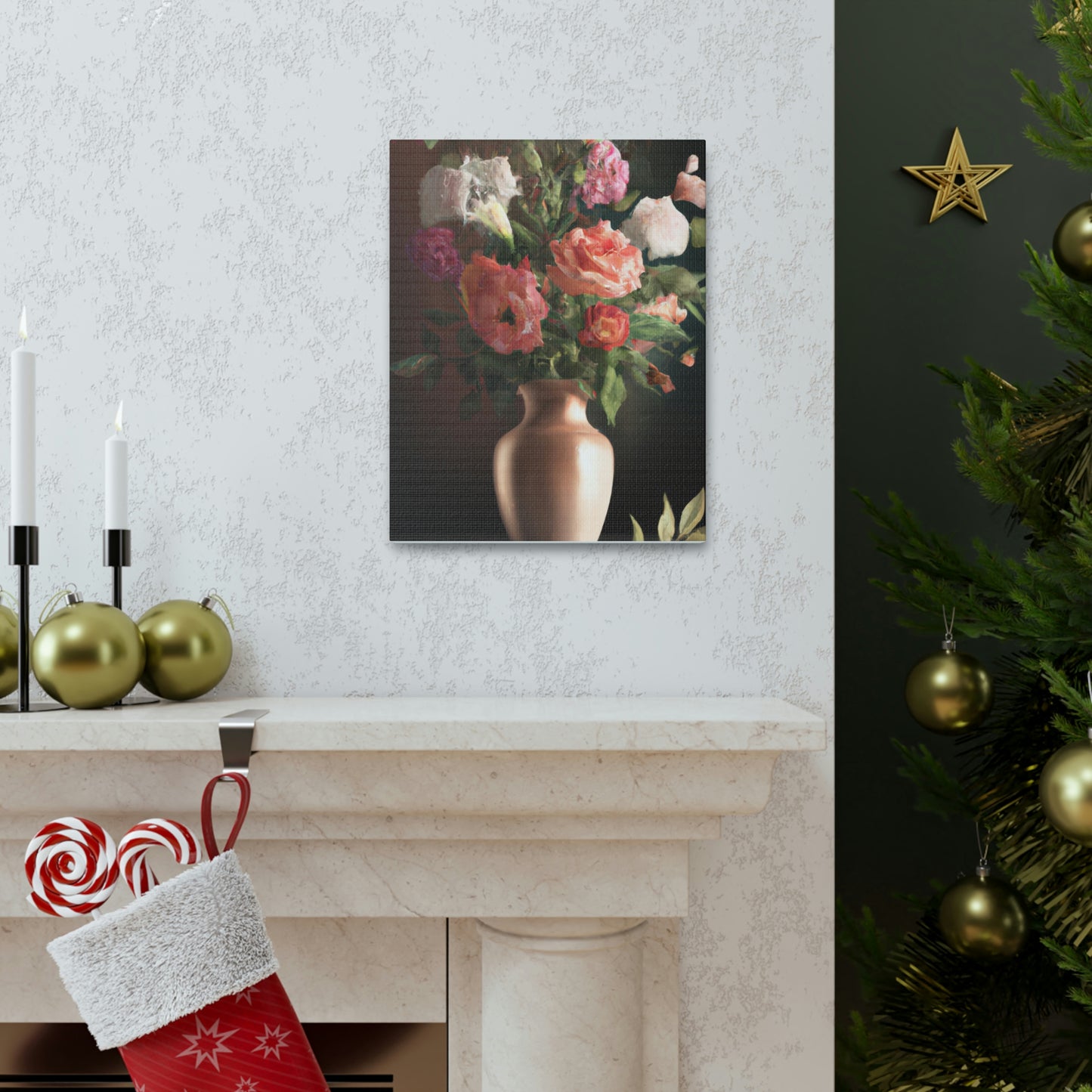 "Floral Finery Wonderland" - Canvas