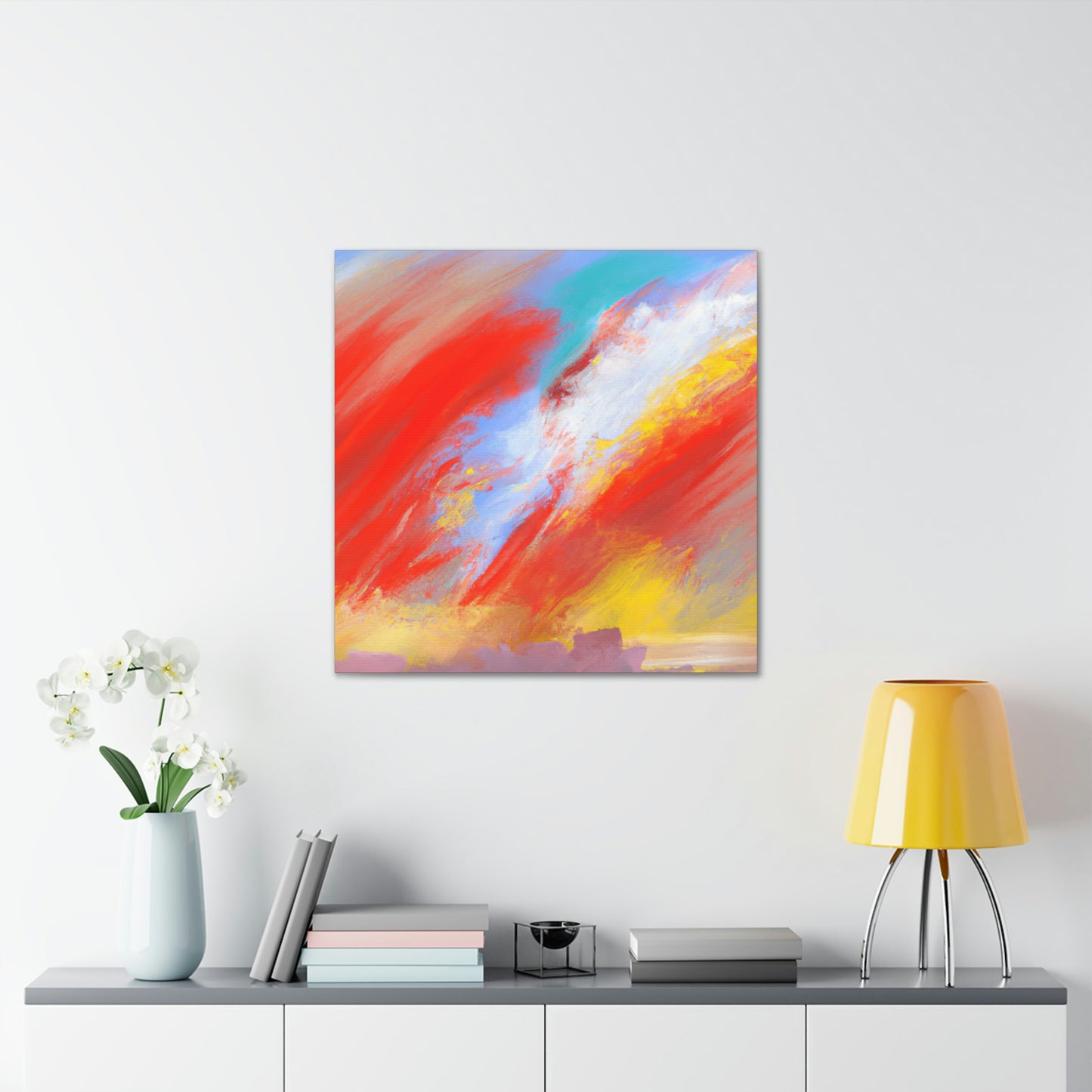 Brush Burst. - Canvas
