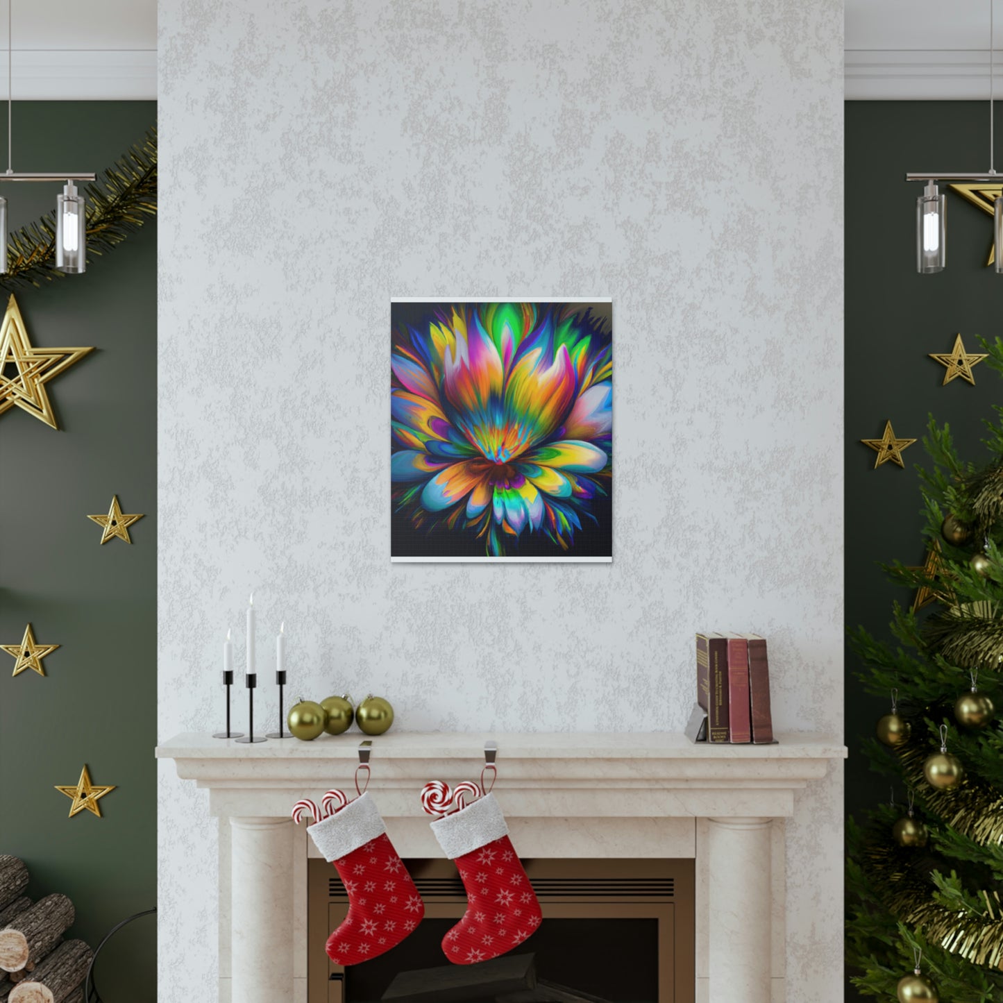 "Psychedelic Bloom" - Canvas