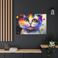 "Fur Florals" - Canvas