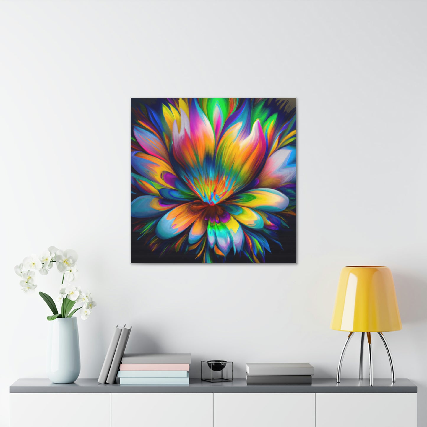 "Psychedelic Bloom" - Canvas