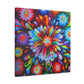 Vivid Floralscape. - Canvas