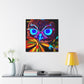 Neo-Owl Bloom - Canvas