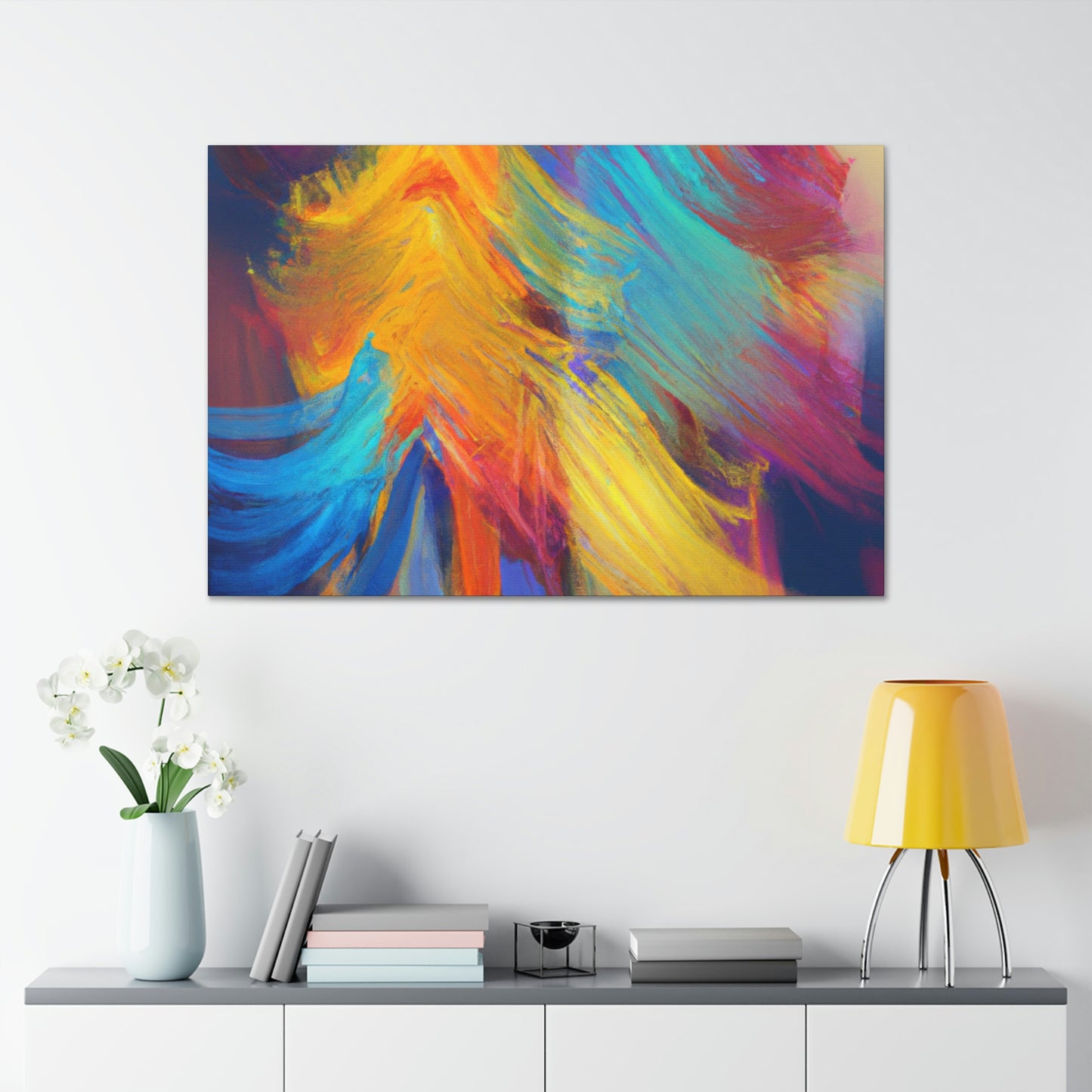 Colorful Brush Cords. - Canvas