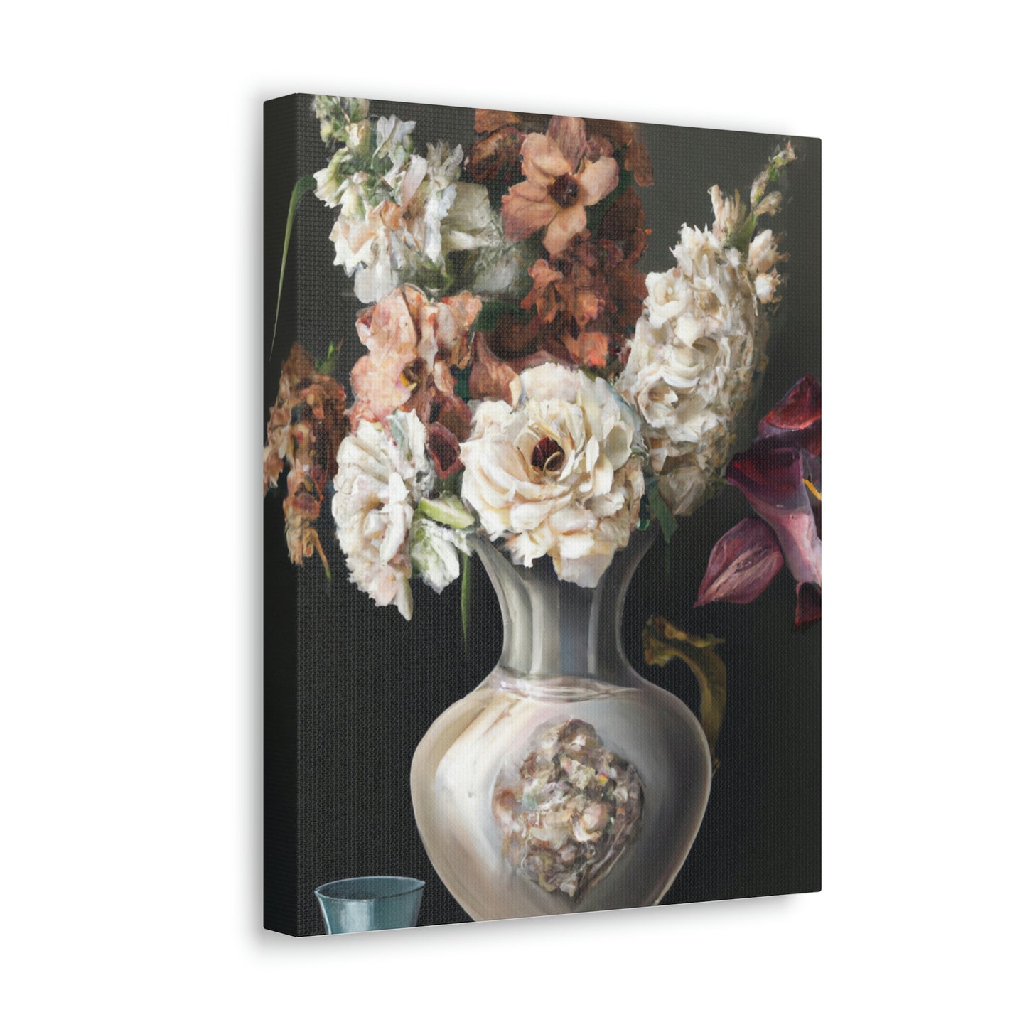 Tender Blooms Brushed. - Canvas