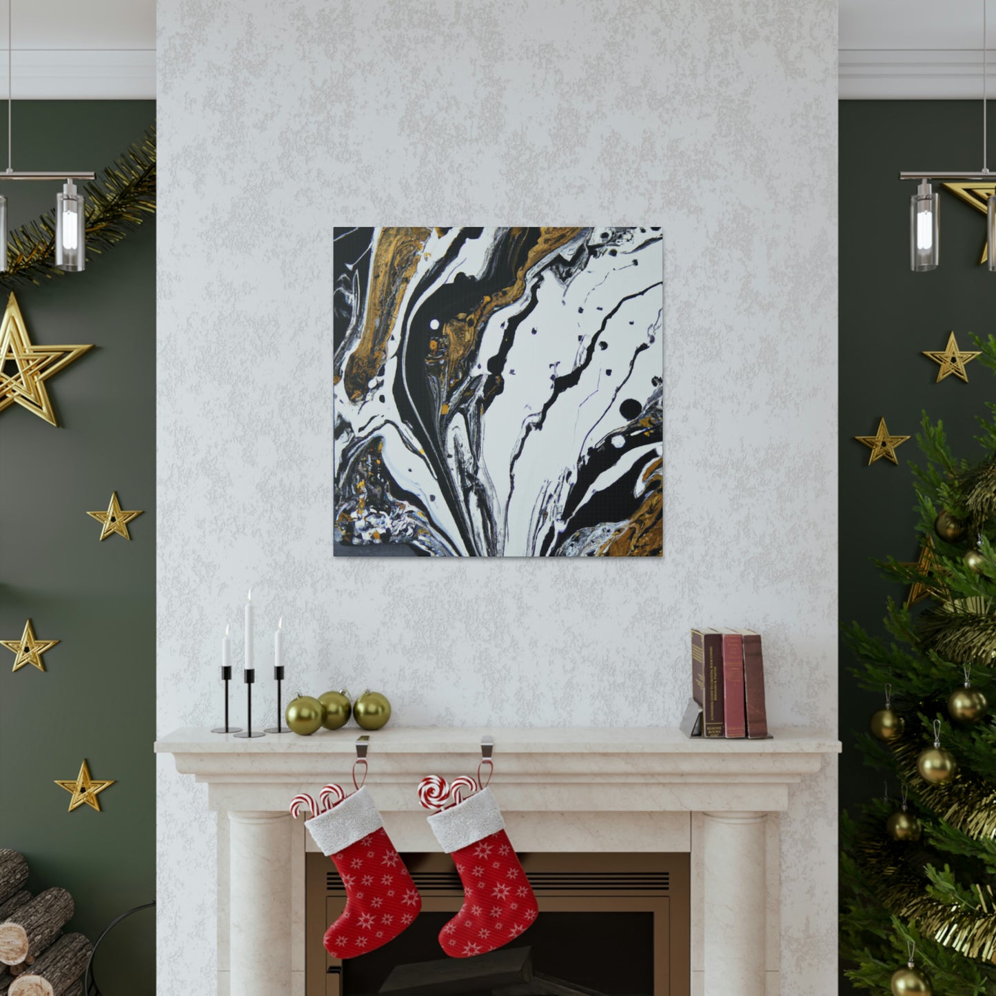 Gilded Flux Art. - Canvas