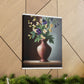 "Intricate Floral Weave." - Canvas