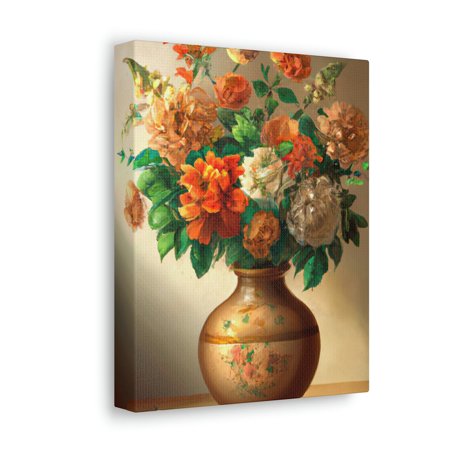 Floral Finesse Honed. - Canvas