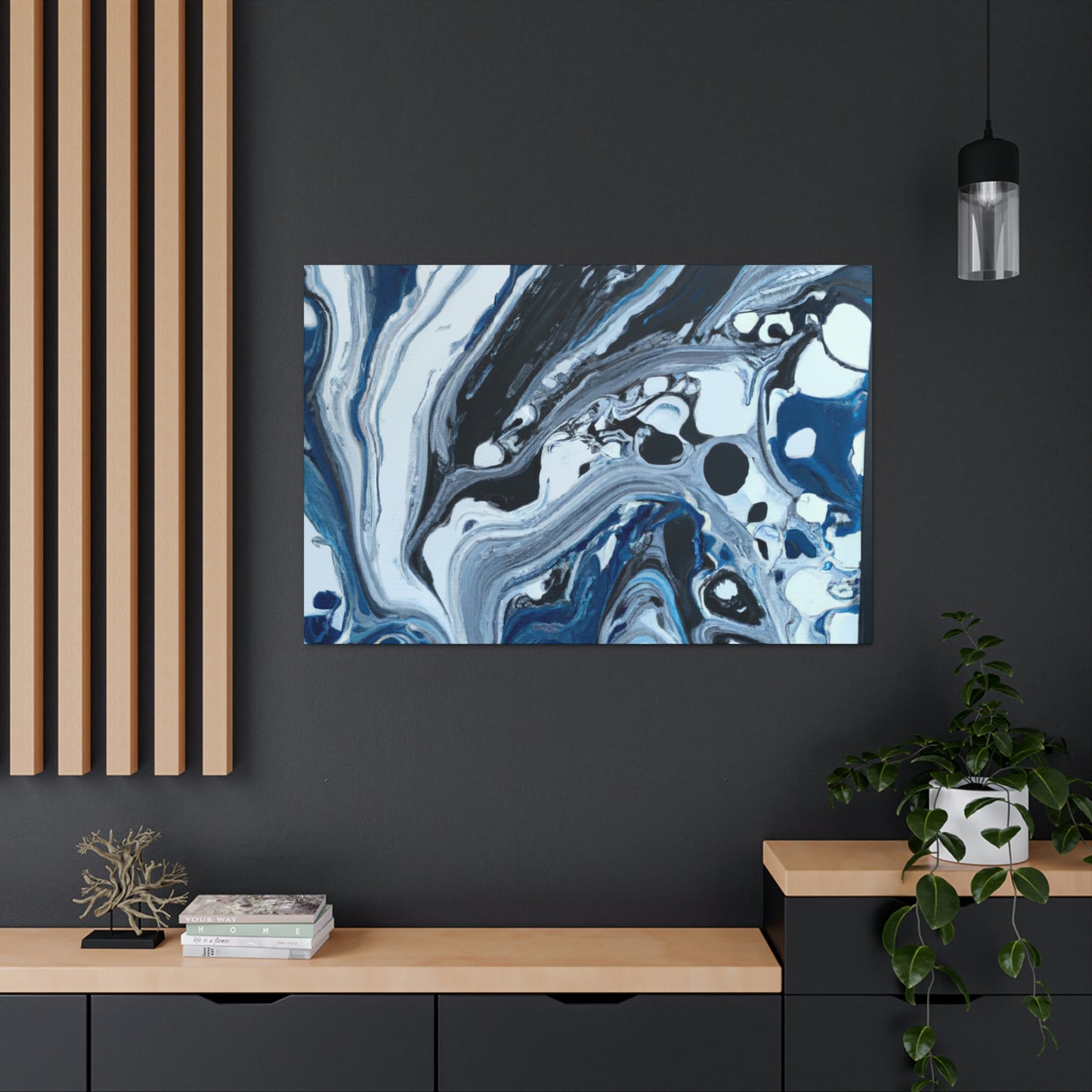 Blue Reflection. - Canvas