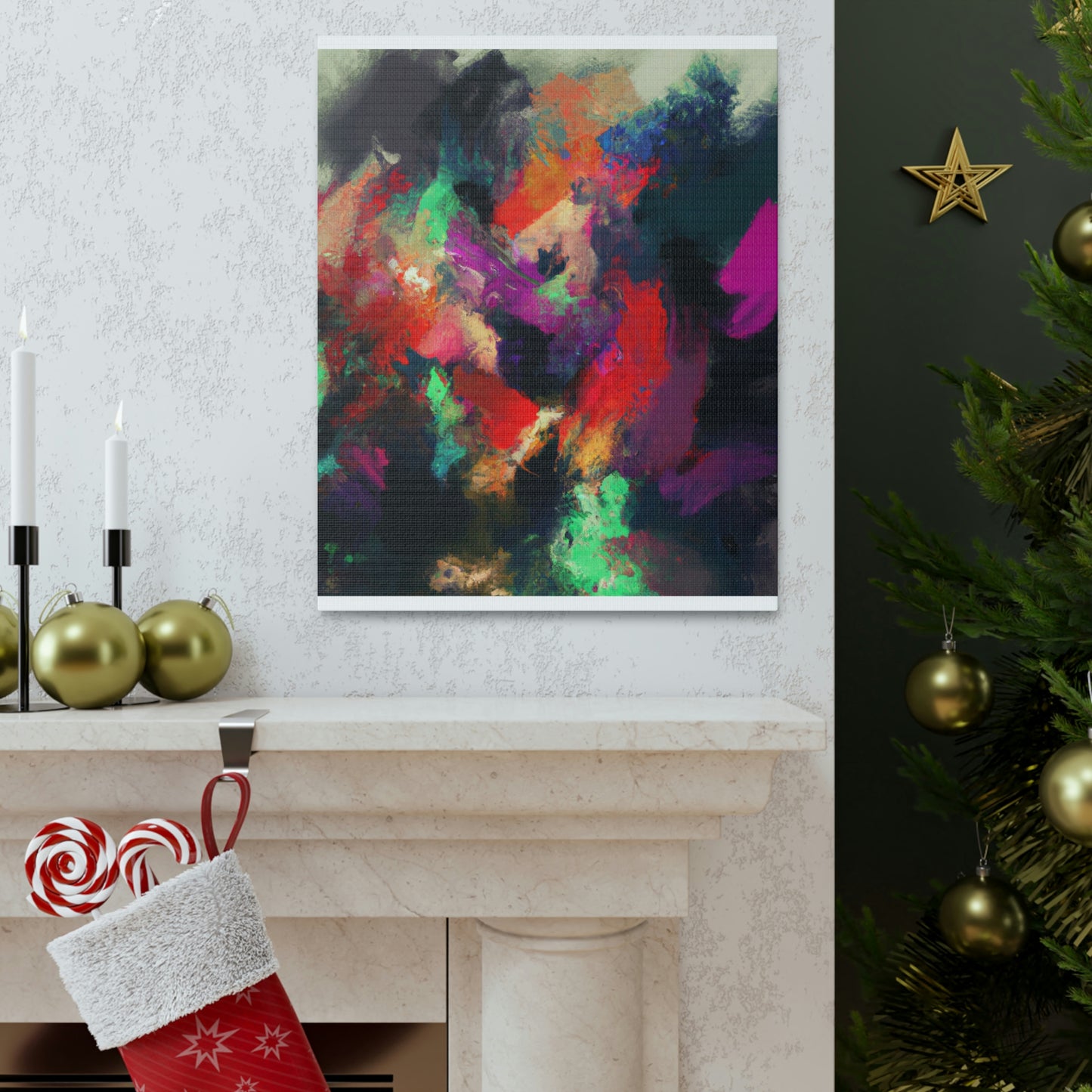 Vivid Vibes. - Canvas