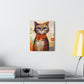 Feline Flora - Canvas